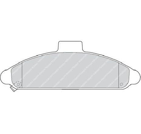 Set placute frana,frana disc FERODO FSL716 Set placute frana,frana disc FERODO FSL716