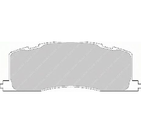 Set placute frana,frana disc FERODO FSL931 Set placute frana,frana disc FERODO FSL931