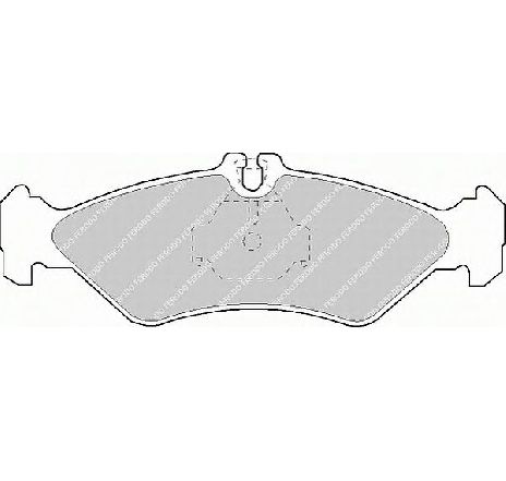Set placute frana,frana disc FERODO FVR1039 Set placute frana,frana disc FERODO FVR1039