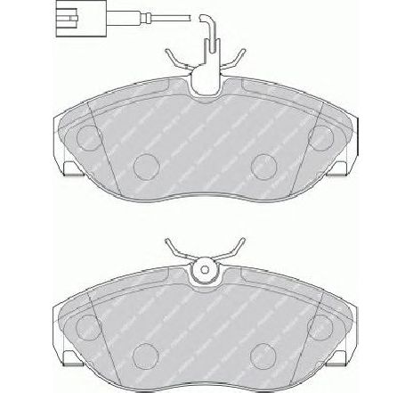 Set placute frana,frana disc FERODO FVR1396 Set placute frana,frana disc FERODO FVR1396