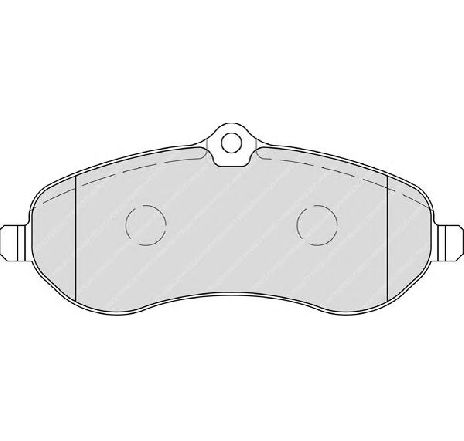Set placute frana,frana disc FERODO FVR1771 Set placute frana,frana disc FERODO FVR1771