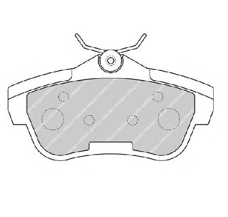 Set placute frana,frana disc FERODO FVR1772 Set placute frana,frana disc FERODO FVR1772