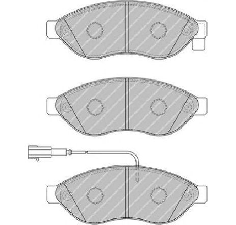 Set placute frana,frana disc FERODO FVR1924 Set placute frana,frana disc FERODO FVR1924