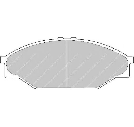 Set placute frana,frana disc FERODO FVR949 Set placute frana,frana disc FERODO FVR949