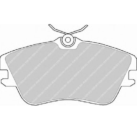 Set placute frana,frana disc FERODO FVR970 Set placute frana,frana disc FERODO FVR970