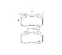 Set placute frana de performanta BREMBO 07.B314.21</br>Piesa auto pentru Frana de performanta