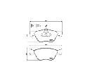 Set placute frana de performanta BREMBO 07.B314.29</br>Piesa auto pentru Frana de performanta