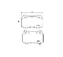 Set placute frana de performanta BREMBO 07.B314.49