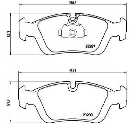 Set placute frana,frana disc BREMBO P 06 024</br>Piesa auto pentru Frana disc Set placute frana,frana disc BREMBO P 06 024</br>Piesa auto pentru Frana disc