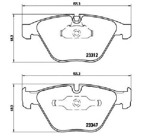 Set placute frana,frana disc BREMBO P 06 046</br>Piesa auto pentru Frana disc Set placute frana,frana disc BREMBO P 06 046</br>Piesa auto pentru Frana disc