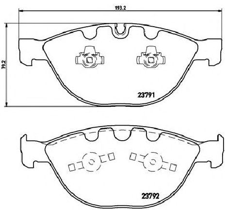 Set placute frana,frana disc BREMBO P 06 047</br>Piesa auto pentru Frana disc Set placute frana,frana disc BREMBO P 06 047</br>Piesa auto pentru Frana disc
