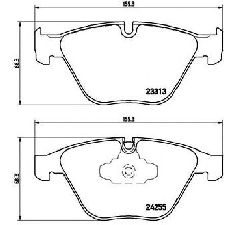 Set placute frana,frana disc BREMBO P 06 055</br>Piesa auto pentru Frana disc Set placute frana,frana disc BREMBO P 06 055</br>Piesa auto pentru Frana disc