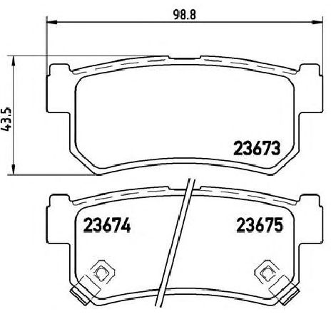Set placute frana,frana disc BREMBO P 15 010</br>Piesa auto pentru SSANGYONG KYRON 2.7 Xdi Set placute frana,frana disc BREMBO P 15 010</br>Piesa auto pentru SSANGYONG KYRON 2.7 Xdi