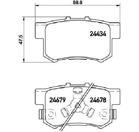 Set placute frana,frana disc BREMBO P 28 061</br>Piesa auto pentru Frana disc Set placute frana,frana disc BREMBO P 28 061</br>Piesa auto pentru Frana disc