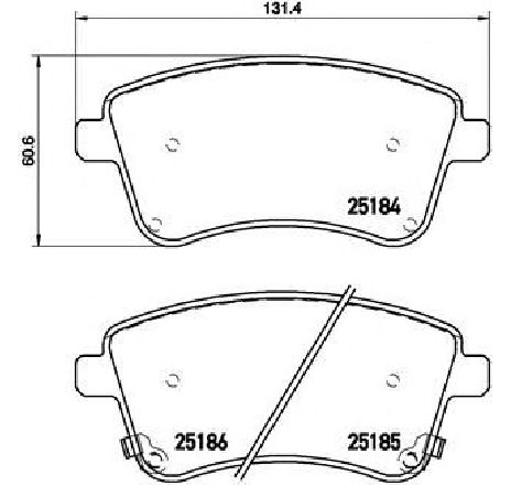 Set placute frana,frana disc BREMBO P 30 064 Set placute frana,frana disc BREMBO P 30 064