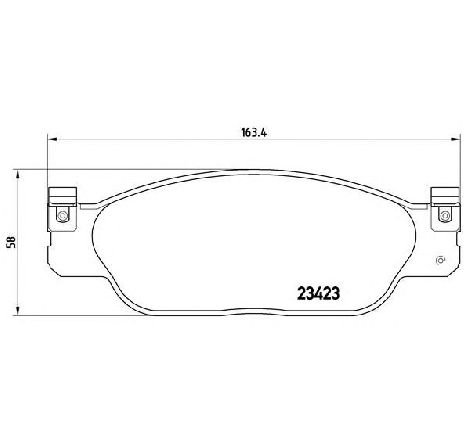 Set placute frana,frana disc BREMBO P 36 012 Set placute frana,frana disc BREMBO P 36 012