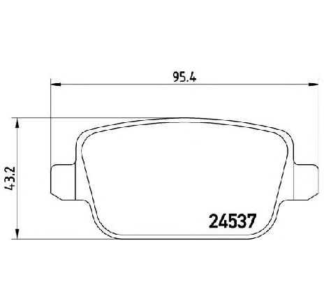 Set placute frana,frana disc BREMBO P 44 016 Set placute frana,frana disc BREMBO P 44 016