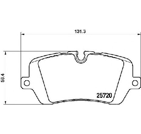 Set placute frana,frana disc BREMBO P 44 021 Set placute frana,frana disc BREMBO P 44 021