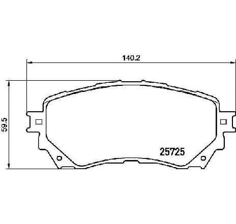 Set placute frana,frana disc BREMBO P 49 048 Set placute frana,frana disc BREMBO P 49 048