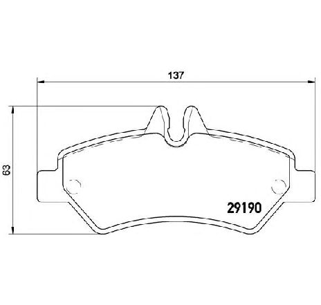 Set placute frana,frana disc BREMBO P 50 084 Set placute frana,frana disc BREMBO P 50 084