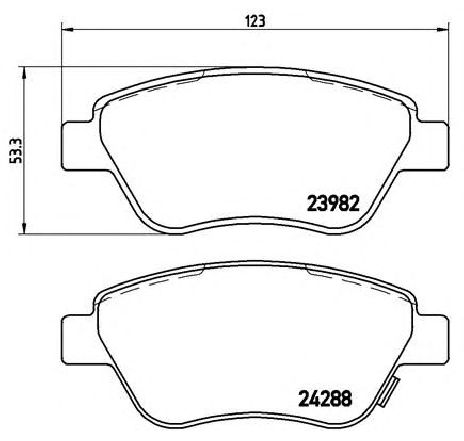 Set placute frana,frana disc BREMBO P 59 051</br>Piesa auto pentru Frana disc Set placute frana,frana disc BREMBO P 59 051</br>Piesa auto pentru Frana disc