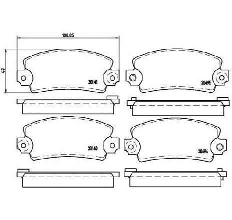 Set placute frana,frana disc BREMBO P 68 001</br>Piesa auto pentru Frana disc Set placute frana,frana disc BREMBO P 68 001</br>Piesa auto pentru Frana disc