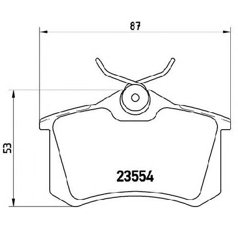 Set placute frana,frana disc BREMBO P 68 024 Set placute frana,frana disc BREMBO P 68 024