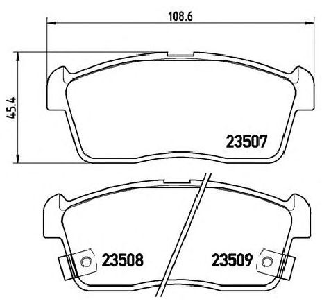 Set placute frana,frana disc BREMBO P 79 012 Set placute frana,frana disc BREMBO P 79 012