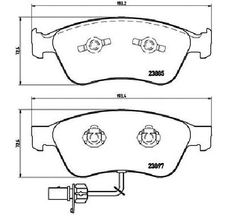 Set placute frana,frana disc BREMBO P 85 087</br>Piesa auto pentru Frana disc Set placute frana,frana disc BREMBO P 85 087</br>Piesa auto pentru Frana disc