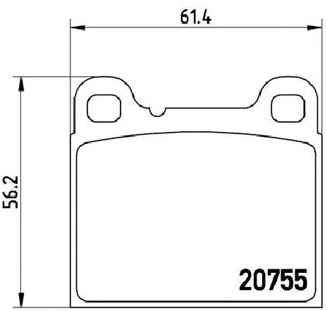 Set placute frana,frana disc BREMBO P 86 002 Set placute frana,frana disc BREMBO P 86 002