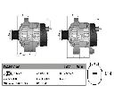 Generator / Alternator DENSO DAN1308</br>Piesa auto pentru Generator /Alternator / Elemente