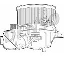 Ventilator, habitaclu DENSO DEA07004