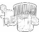 Ventilator, habitaclu DENSO DEA07006</br>Piesa auto pentru Incalzire