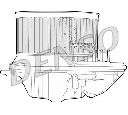 Ventilator, habitaclu DENSO DEA07009