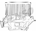Ventilator, habitaclu DENSO DEA07010</br>Piesa auto pentru Incalzire