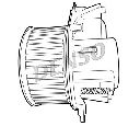 Ventilator, habitaclu DENSO DEA09031</br>Piesa auto pentru Incalzire