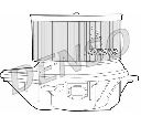 Ventilator, habitaclu DENSO DEA23007</br>Piesa auto pentru Incalzire