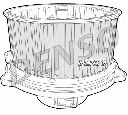 Ventilator, habitaclu DENSO DEA41011