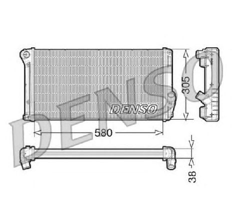 Radiator, racire motor DENSO DRM13020</br>Piesa auto pentru Radiator racire apa/ ulei Radiator, racire motor DENSO DRM13020</br>Piesa auto pentru Radiator racire apa/ ulei