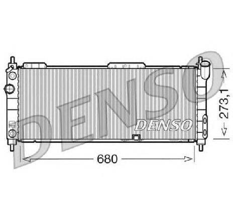 Radiator, racire motor DENSO DRM20043</br>Piesa auto pentru Radiator racire apa/ ulei Radiator, racire motor DENSO DRM20043</br>Piesa auto pentru Radiator racire apa/ ulei