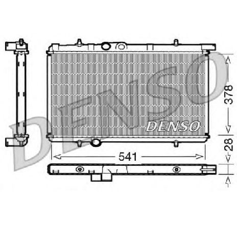 Radiator, racire motor DENSO DRM21021</br>Piesa auto pentru Radiator racire apa/ ulei Radiator, racire motor DENSO DRM21021</br>Piesa auto pentru Radiator racire apa/ ulei