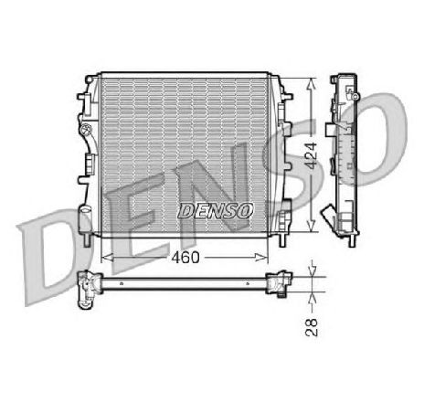 Radiator, racire motor DENSO DRM23019</br>Piesa auto pentru Radiator racire apa/ ulei Radiator, racire motor DENSO DRM23019</br>Piesa auto pentru Radiator racire apa/ ulei