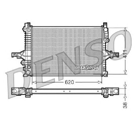 Radiator, racire motor DENSO DRM33066</br>Piesa auto pentru Radiator racire apa/ ulei Radiator, racire motor DENSO DRM33066</br>Piesa auto pentru Radiator racire apa/ ulei