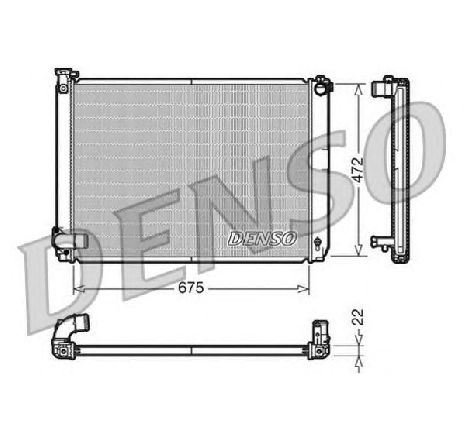 Radiator, racire motor DENSO DRM51005 Radiator, racire motor DENSO DRM51005