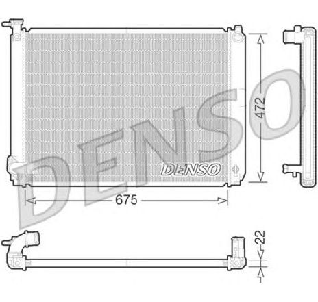 Radiator, racire motor DENSO DRM51010</br>Piesa auto pentru Radiator racire apa/ ulei Radiator, racire motor DENSO DRM51010</br>Piesa auto pentru Radiator racire apa/ ulei