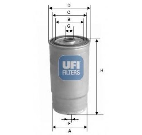 Filtru combustibil UFI 24.379.01</br>Piesa auto pentru Categorii Filtru combustibil UFI 24.379.01</br>Piesa auto pentru Categorii