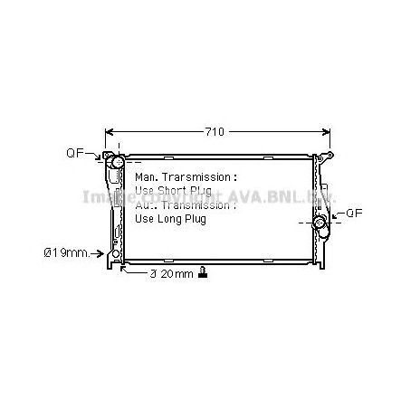 Radiator, racire motor AVA QUALITY COOLING BWA2293</br>Piesa auto pentru Radiator racire apa/ ulei Radiator, racire motor AVA QUALITY COOLING BWA2293</br>Piesa auto pentru Radiator racire apa/ ulei