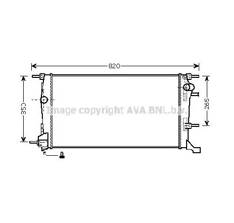 Radiator, racire motor AVA QUALITY COOLING RTA2445</br>Piesa auto pentru Radiator racire apa/ ulei Radiator, racire motor AVA QUALITY COOLING RTA2445</br>Piesa auto pentru Radiator racire apa/ ulei