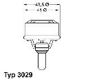 Termostat,lichid racire WAHLER 3029.83