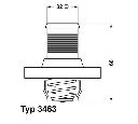 Termostat,lichid racire WAHLER 3463.89D